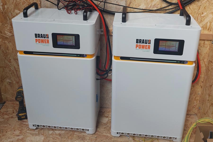 Dual home energy storage battery installation review